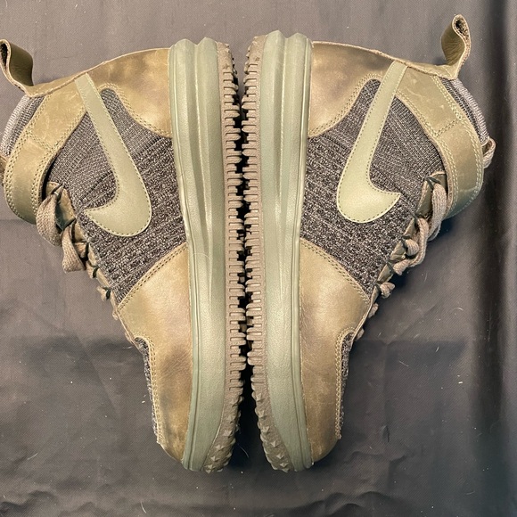 Nike Shoes - Nike Lunar Force 1 Flyknit Workboot Army Green